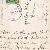          Another 1911 postcard of the same scene, back; Source: 
