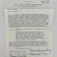 Schuham Affidavit and Survey