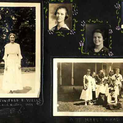 Boyce p6.jpg 1.8MB: Miss Winifred E. Wells, English and History 1919, Aldean, At Maplewood