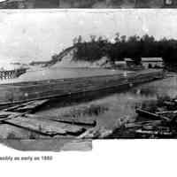          Shrivers Bend.jpg 1.4MB; Possibly as early as 1880, fish and ice houses at Shriver's bend
   