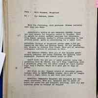          2. Letter - from Bill Simmons to “Joe Ambrose, Press”
   