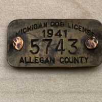 Dog License Tag 1941
