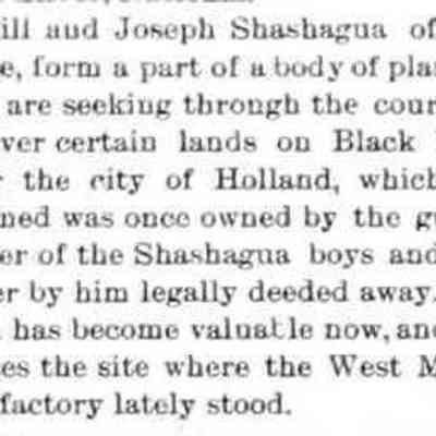 cr1896103001ShashaguaBoysSeekToRecoverFamilyLand.jpg: William and Joseph Shashagua turning to courts to restore family lands