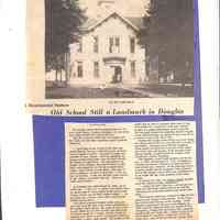          Douglas Union School history
   