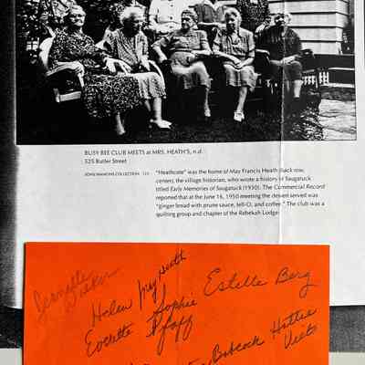 Photocopy of photo on page 69 of SDHS book "Off the Record"
