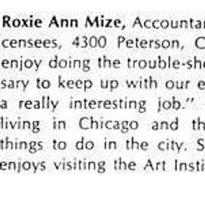 Roxie on her 25th anniversary with Walgreen in 1973.
