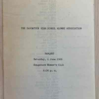SHS Alumni Assocation Program 1966