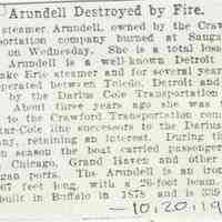          arundell-unknown-paper.jpg 319MB; Clipping provided by James T. Faasen, Sept. 2024  - The Arundell 