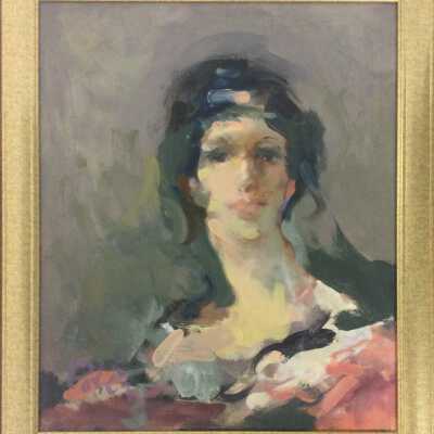 Portrait of Linda Kinnaman by John Polka