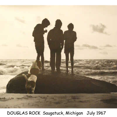 1967 Rock on waters edge (Photo courtesy of Adrian Cleypool).: DOUGLAS_ROCK_PHOTO_copy
