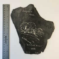 Slate with Drawing