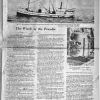          Article about the salvaging the wreck of the Pewabic.; --Commercial Record, March 11, 1971
   