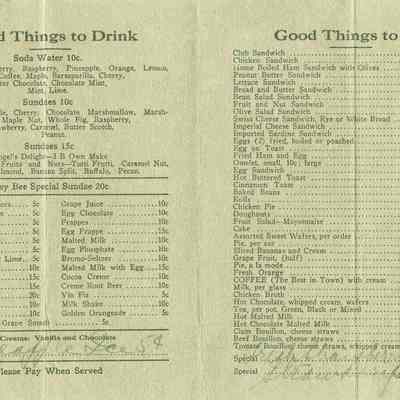 Busy_Bee_menu_inside copy.jpg 4.8MB: Digital only from Jane Van Dis collection  - Digital file on Jack Sheridan Drive 2021.72.02