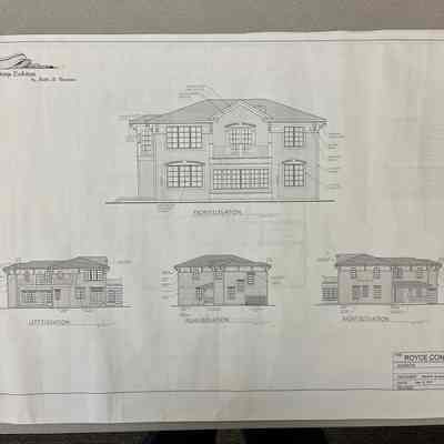 This plan was not built and the drawing was not archived.