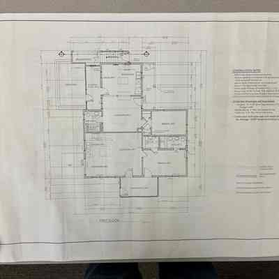 This plan was not built and the drawing was not archived.