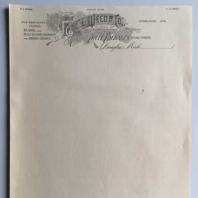 E.E. Weed & Co. Letterhead