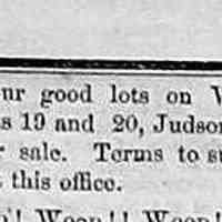          cr1870082003LotsOnWater-JudsonsAddition.jpg; Water Street in Judson's addition
   