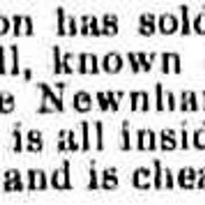 cr1888100501SAMorrisonSells10AcreLotOnHill.jpg: S.A. Morrison sold 10-acre grove to Steve Newnham