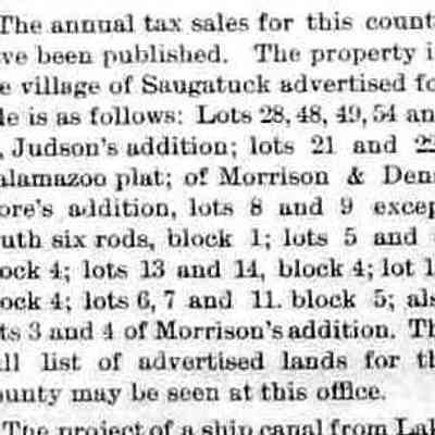 cr1894091401TaxSales.jpg: Saugatuck properties available