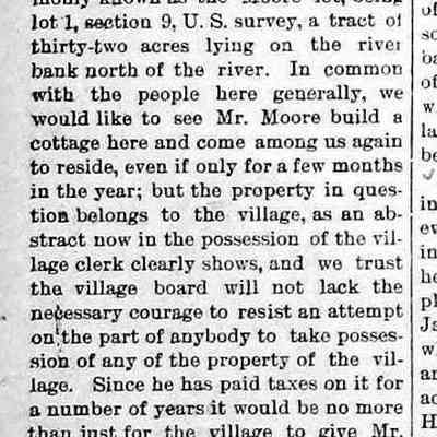cr1897100801HDMooreWantsToBuild.jpg: H.D. Moore of Allegan plans resisted.