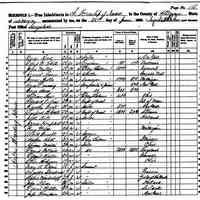          78KB; James G. Butler
In 1860 James G. Butler (fifth line from the top) is 21 years old and his occupation is listed as 