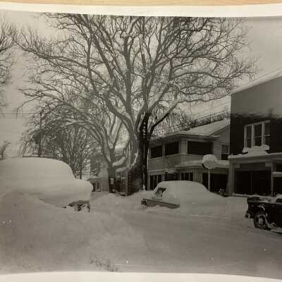 1962 Photo take by Fr. Verne Hohl - Butler St. - Village Hall, Country Store (Antiques) The Elms Rooms, A Restaurant (Artglass Alcove in 2012)