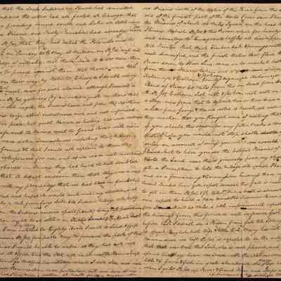 Butler's first letter from the Kalamazoo Harbor to his father, inside. Written and posted in 1832.: http://hdl.handle.net/11134/690002:371