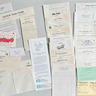 Business printed papers
