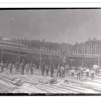 Bon Voyage abuilding.jpg 1.4MB: From Jane Van Dis collection - Digital file on Jack Sheridan Drive 2021.72.02