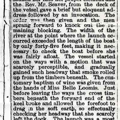 BonVoyageLaunch March1891.jpg 3.4MB: From Jane Van Dis collection - Digital file on Jack Sheridan Drive 2021.72.02