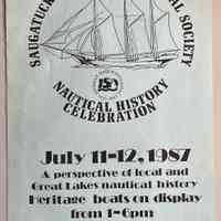 Nautical History Celebration Poster 1987