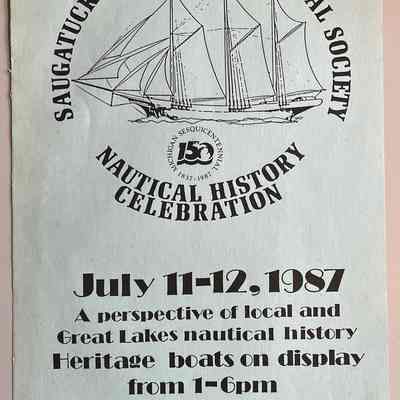 Nautical History Celebration Poster 1987