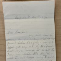 Letter, Jessie Morrison 1866