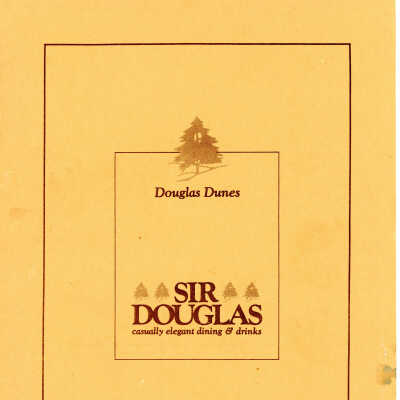 Cafe Sir Douglas Menu