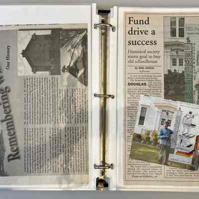 Old School House Project PR binder