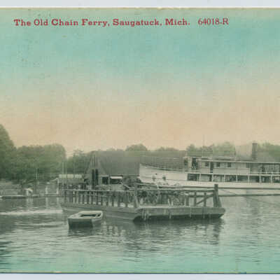similiar image from Jack Sheridan collection: filename: Kontio_chain_ferry_ca_1920  Digital file at 2021.72.02
