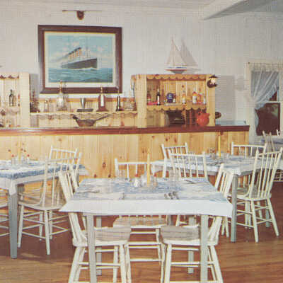 The Trophy Bar at Twin Gables Hotel, 1950s
