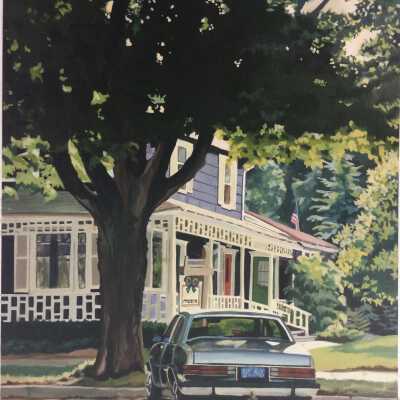 Painting of the building at 329 Water Street