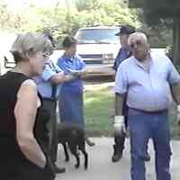          Touring the smoke house
   