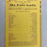          This Week at the Red Barn Aug. 11-22, 1964 My Fair lady picture number 1
   