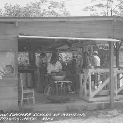 331-C Postcard pottery.jpeg 1MB: early ceramics studio