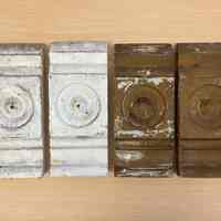 Dutcher Lodge plinth blocks