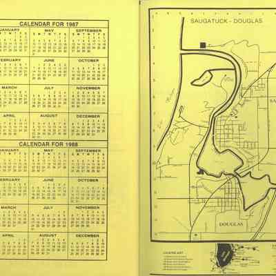 1987-1988 Calendar, area map
