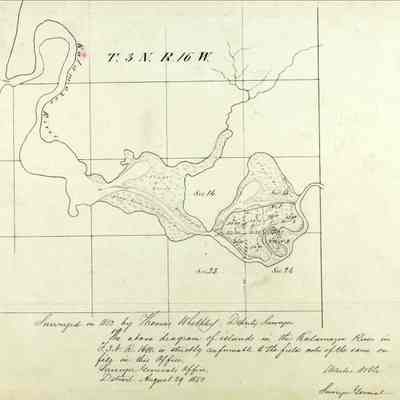 Saugatuck Township survey 1850