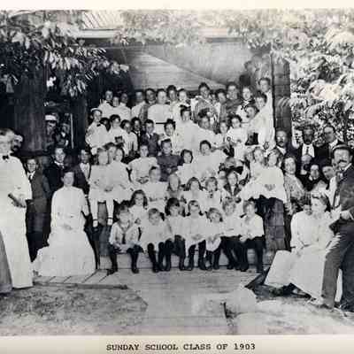 Sunday School 1903, 1954 Lakeshore Chapel
