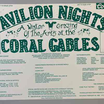 Pavilion Nights at the Coral Gables Poster