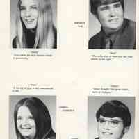          1971 Seniors, Class of 1971; Michelle Coates, Fredrick Coe, Cheryl Compton, James Cullom
   
