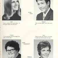          1971 Seniors, Class of 1971; Debra Quade, Roger Rigor, Helen Scherpinsky, Deborah Shields
   