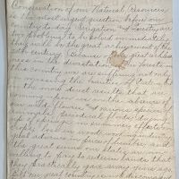 Forestry speech by May (Francis) Heath