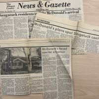 Newspaper clippings
